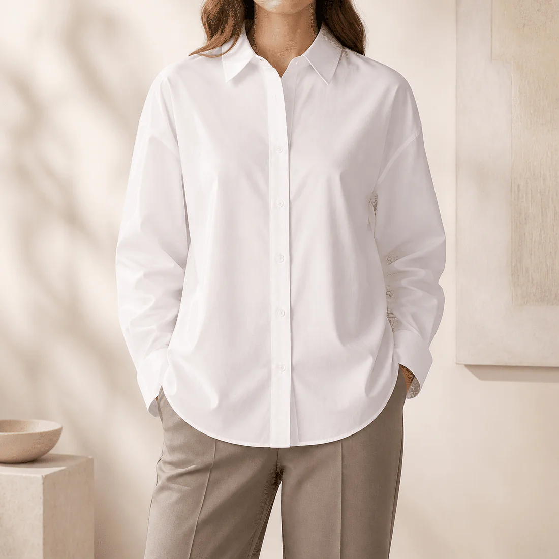 Amelie Cotton Poplin Shirt