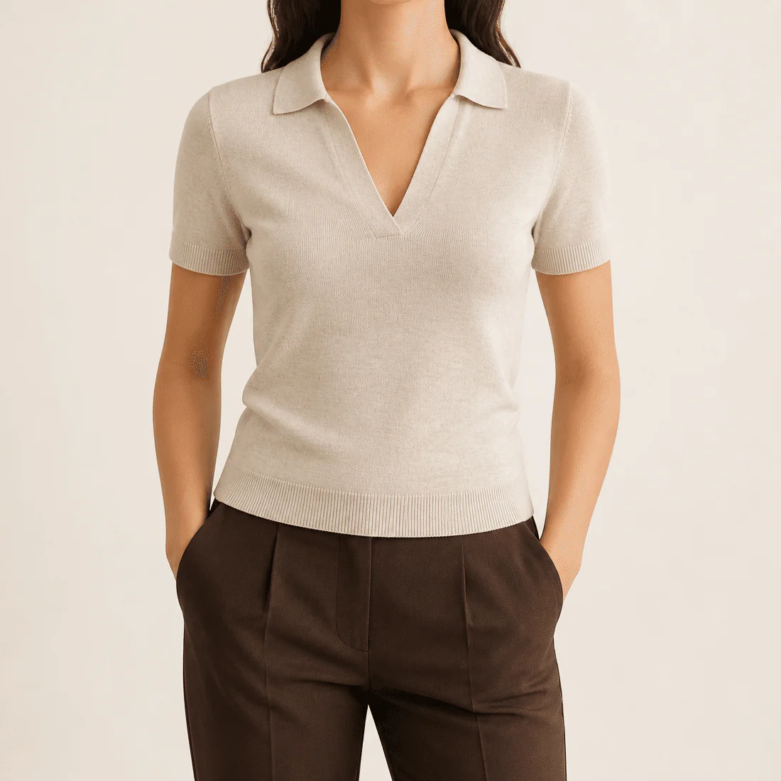 Noa Fine-Knit Polo